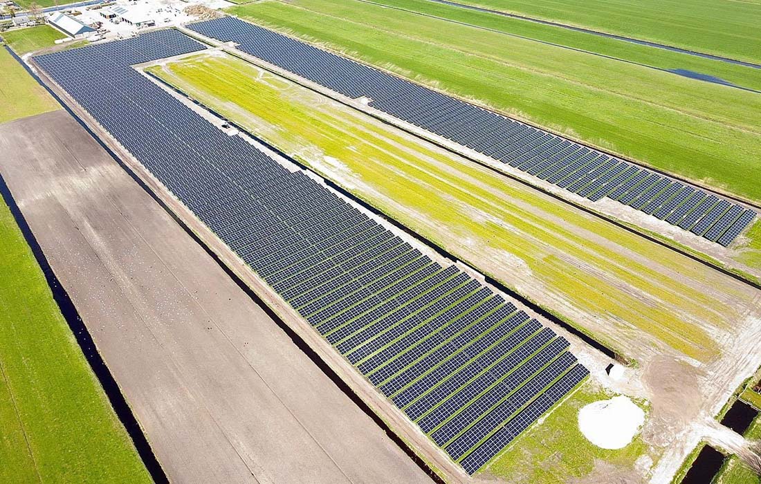 Solarpark in Vegelinsoord